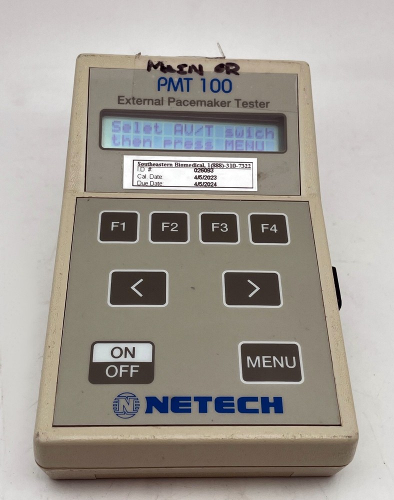 Netech PMT 100 Digital Handheld External Pacemaker Analyzer Test CALIBRATED 2024