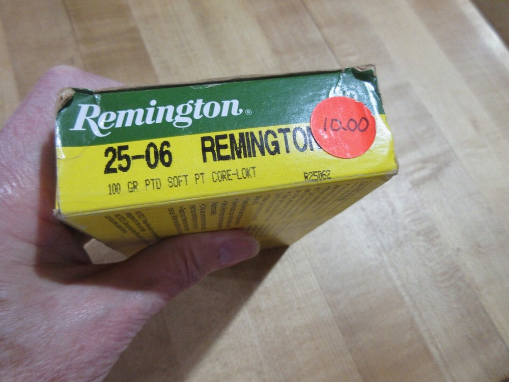 Empty Ammo Box Remington 25-06 with insert (w15) # 36