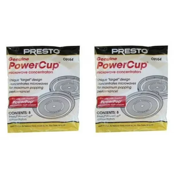 Presto 2 pack Powercup Concentrators 09964 microwave