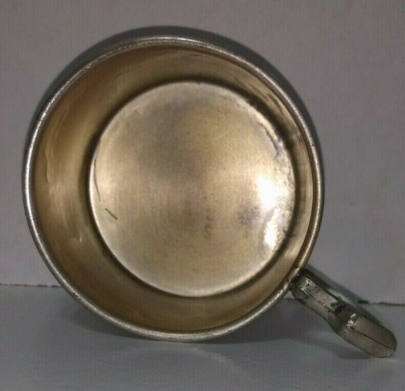 Silver Plated Baby / Child Cup Engraved Gnomes Garden Benedict U.S.A. # 684