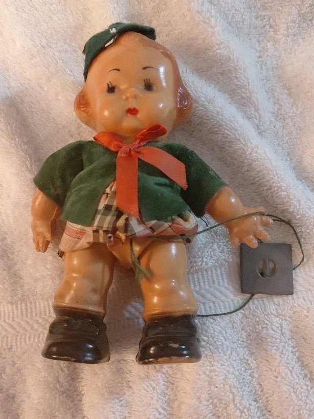 FREE SHIPPING "Bal Dolls" "Sally Scotsgirl" #366 Self Walking Doll Vintage