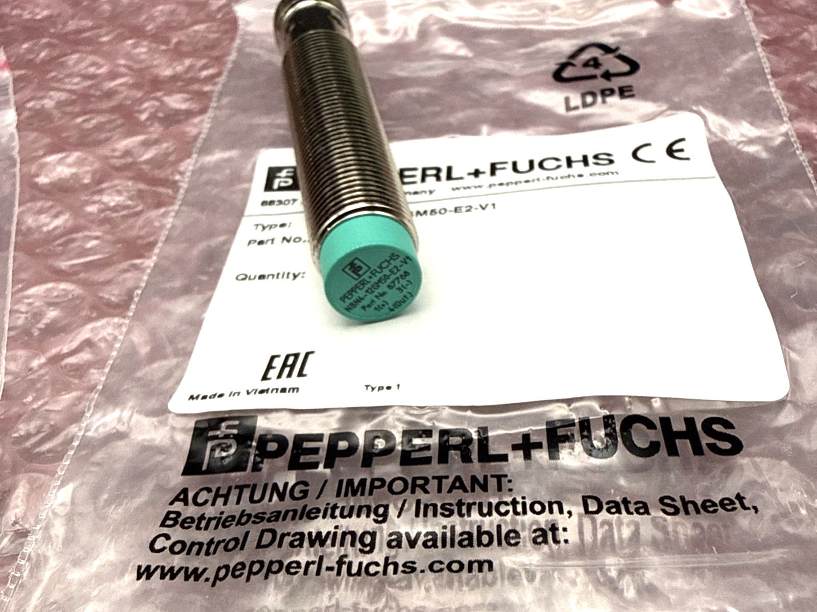 PEPPERL+FUCHS NBN4-12GM50-E2-V1 Inductive Sensor Proximity Sensor *US SELLER*