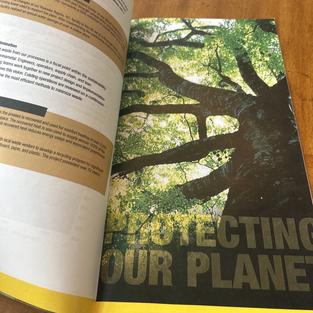 2011 Kennametal Living Our Values Pamphlet History