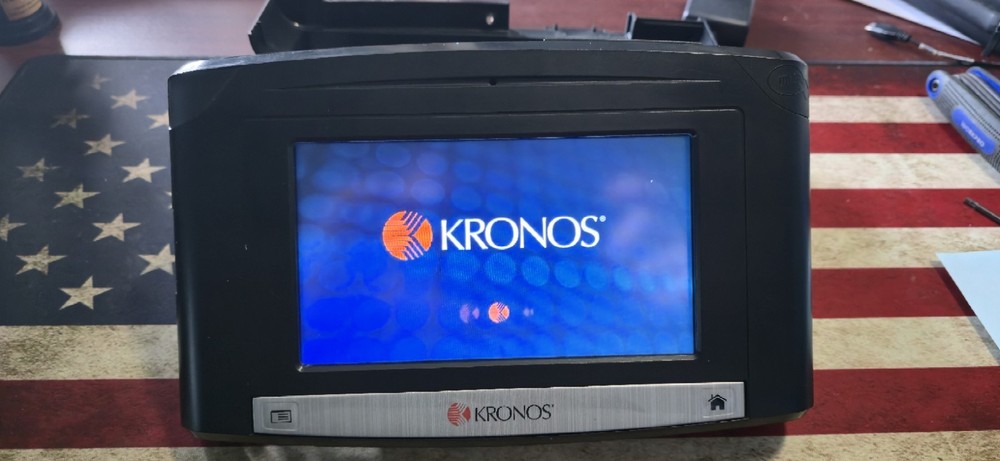 Kronos InTouch 9100 Time Clock 8609100-003 *TESTED* #7700