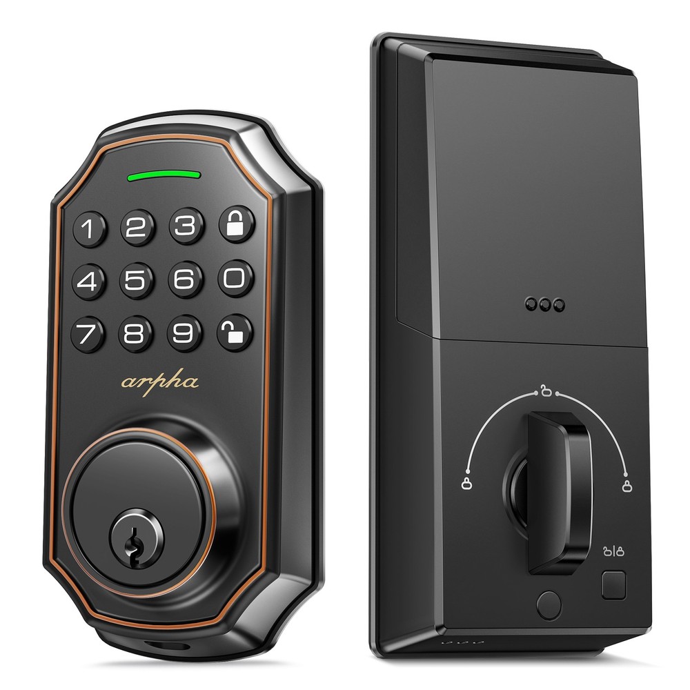 ARPHA Smart Door Lock Anti-Peeping Password Keypad Deadbolt Auto Lock Security