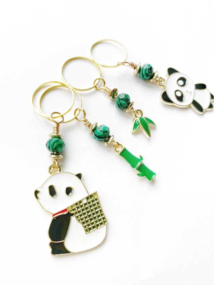 Panda Stitch Markers For Knitting