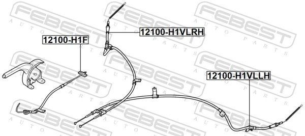 Cable Pull, parking brake
