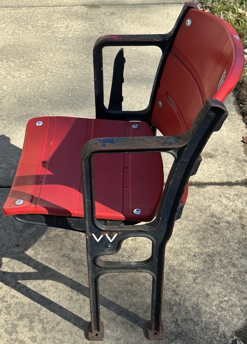 Fenway Park Aisle End Stadium Seat Boston Red Sox Game Used MLB Authenticated