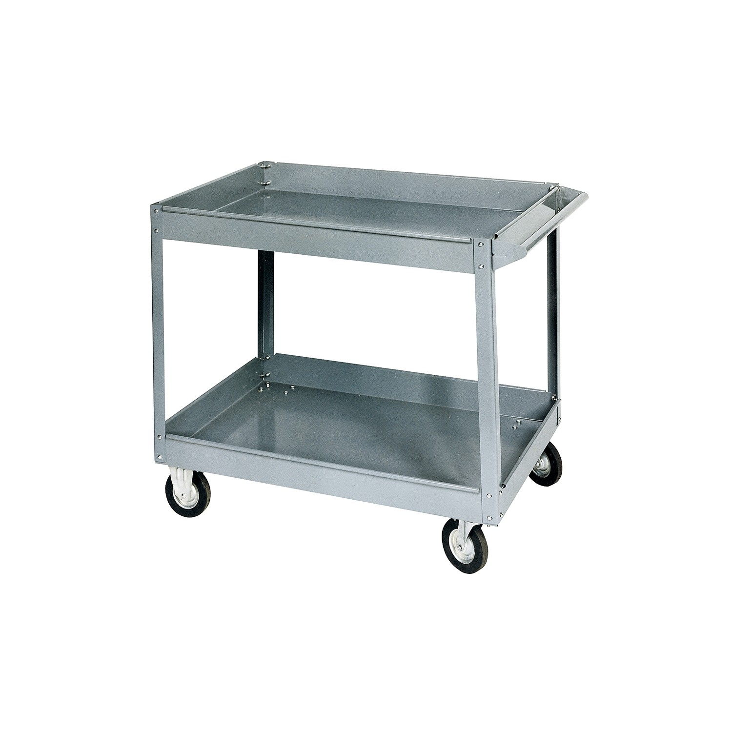 JET 24" x 36" Shelves, 500-Lb. Capacity Metal Tray Top Service Cart SC-2436
