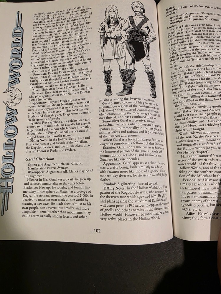 Hollow World: Sourcebook 1990 ☆ TSR ☆ D&D ☆ Authentic ☆