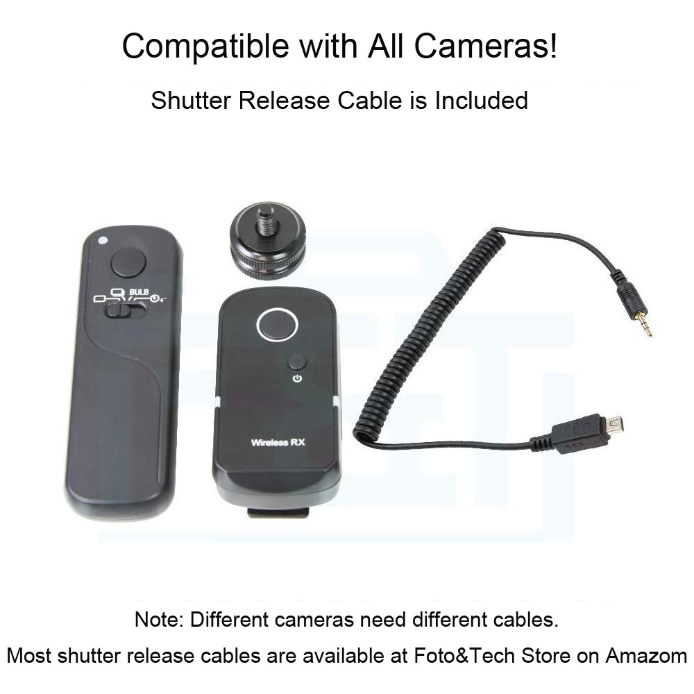 Wireless Remote 360 Angle Shutter Release 100M f Olympus EM-10/E-M5 Mark II/E-M5