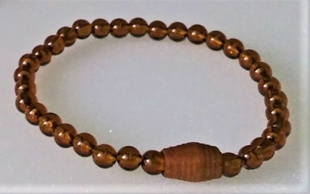 Three Minimalist Beaded Bracelets-Stretchy-Handmade and Unique