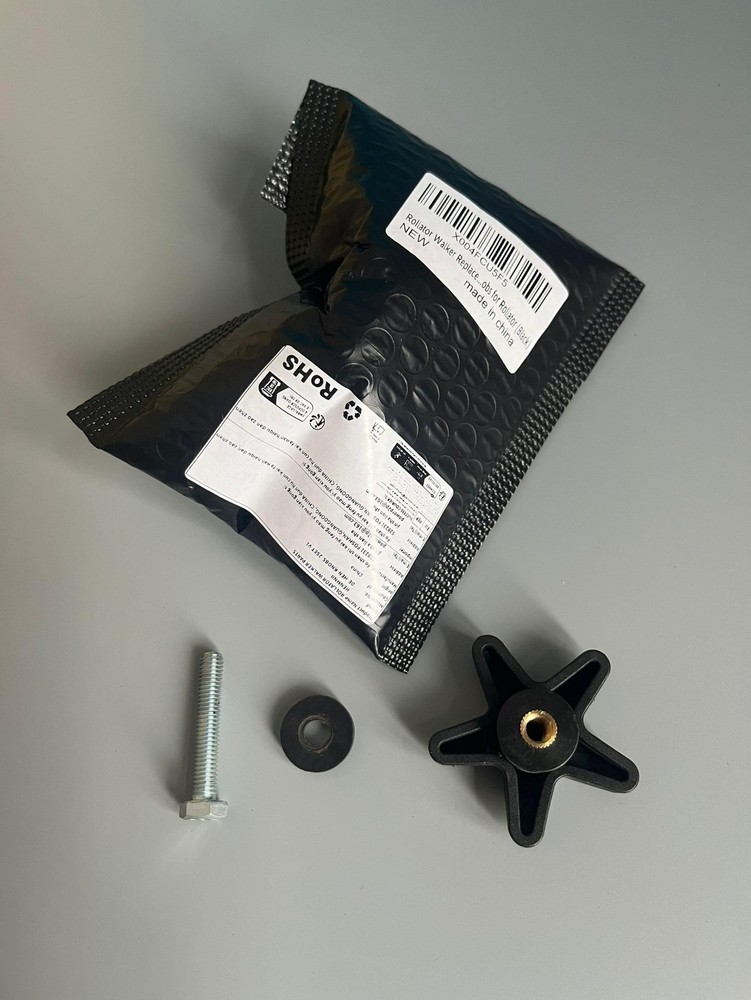 Henmnii Rollator Walker Replacement Knobs 2 Sets – Universal Adjustable Black