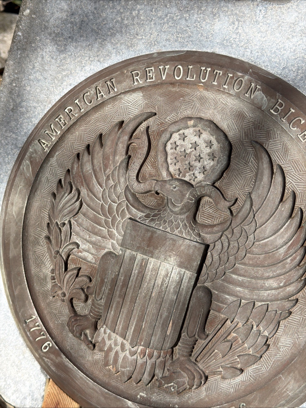 VTG Industrial Aluminum & Bronze Foundry Mold American Eagle Bicentennial ’76