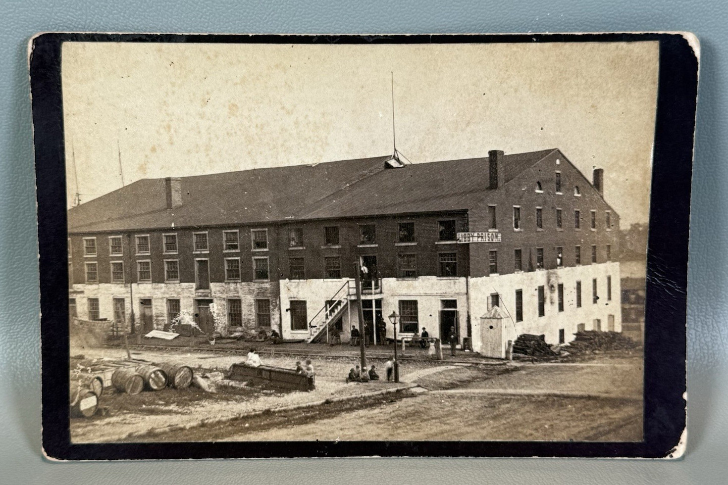 CDV Photograph Libby Prison Richmond VA Civil War Confederate Prison