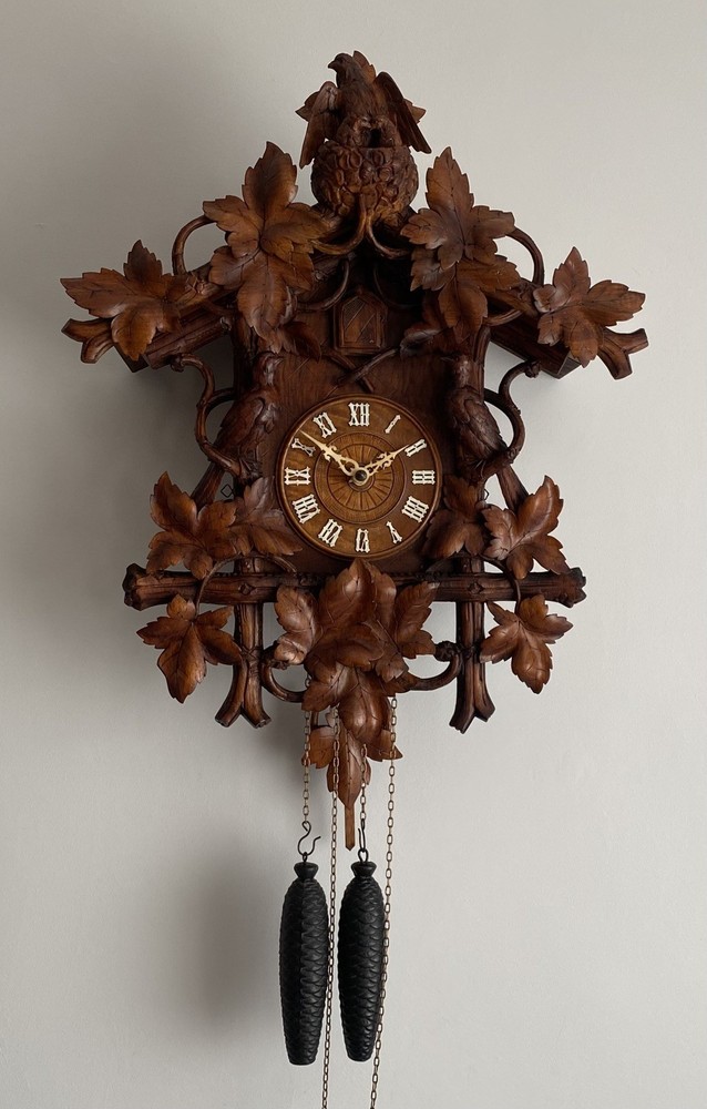 Antique Black  Forest Cuckoo Clock
