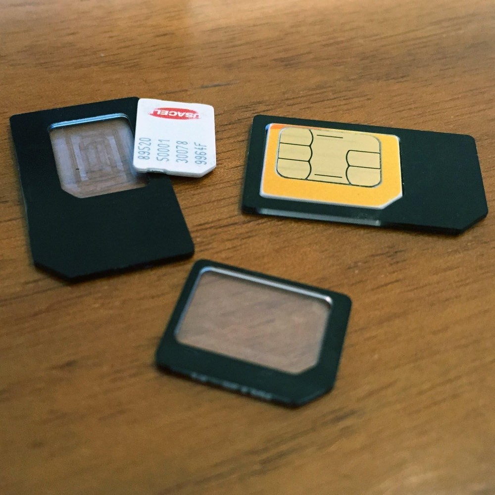 4-in-1 SIM Card Adapter Kit with Eject Tool for Nano Micro Standard Sizes