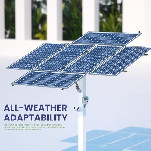 Dual-Axis Solar Tracker Controller Kit – Auto Sun Tracking with LCD, Wind