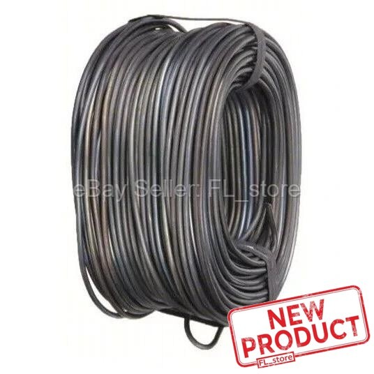 Rebar Bailing Steel Tie Wire Roll 16 Gauge 96 Feet Coil USA Made Bare Wires NEW