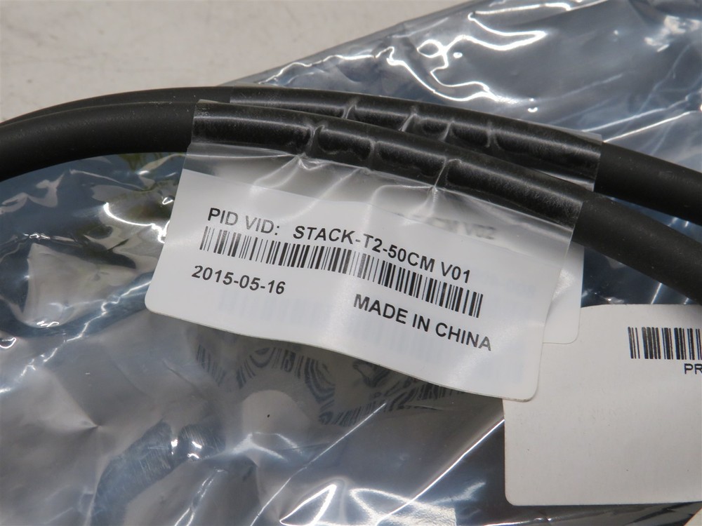 2x Open Box Cisco STACK-T2-50CM Stackwise Stacking Cable 50CM