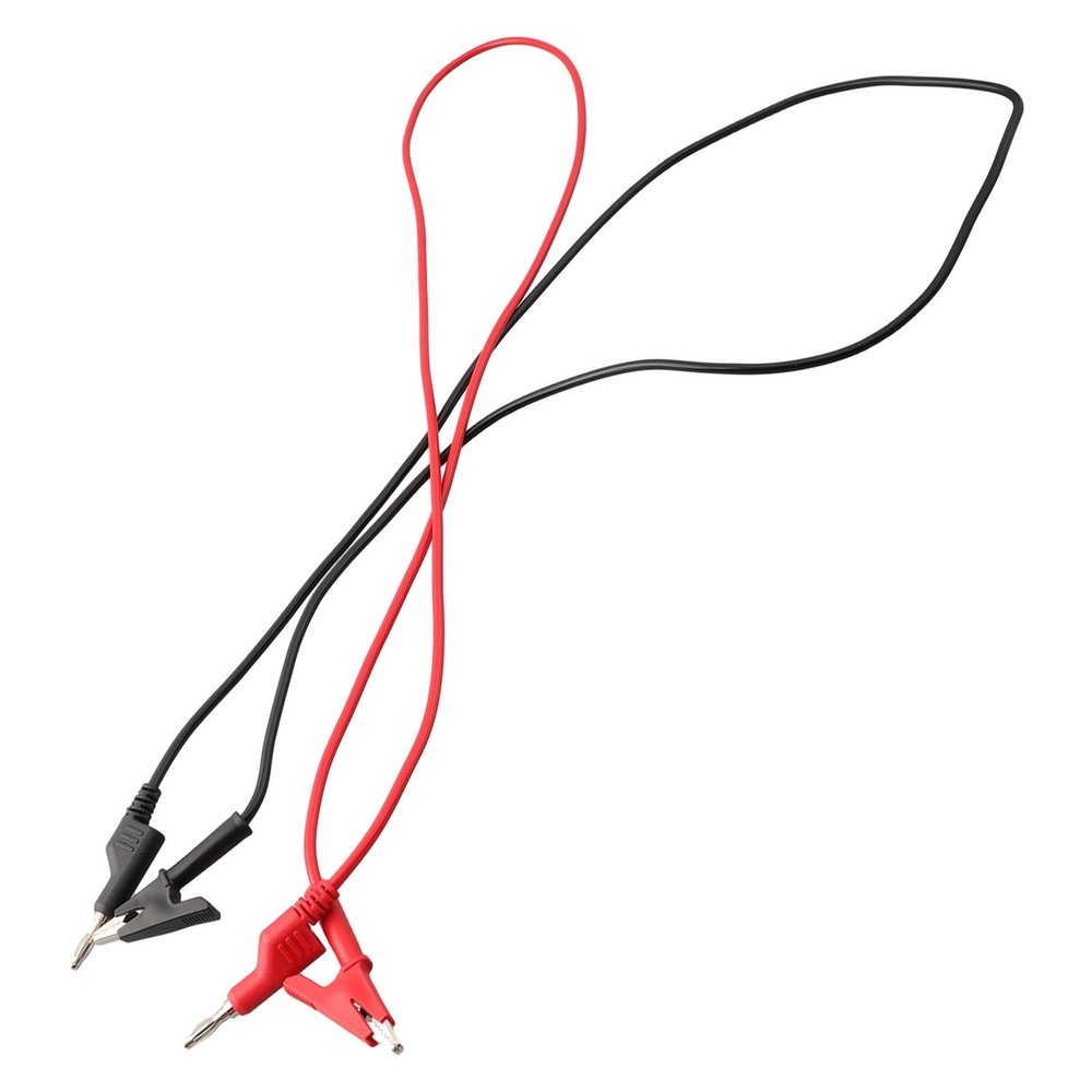 Test Equipment Cable 1M Cable 2PCS Clip Maintenance Power Supply