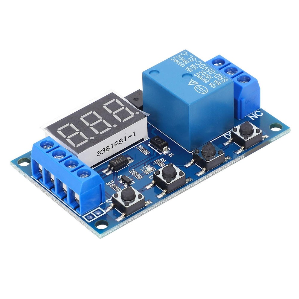 Relay Module Delay Power Off Disconnect Cycle Timing Circuit Switch...