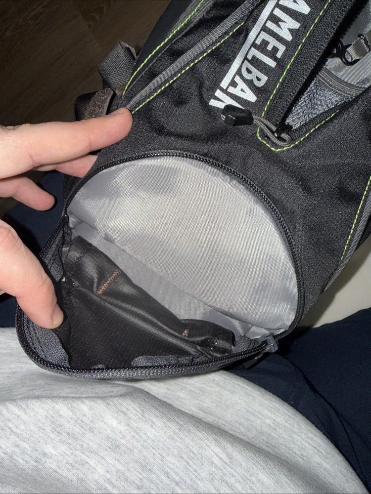 Camelback Fairfax In Black with A Bladder Hydration Pack