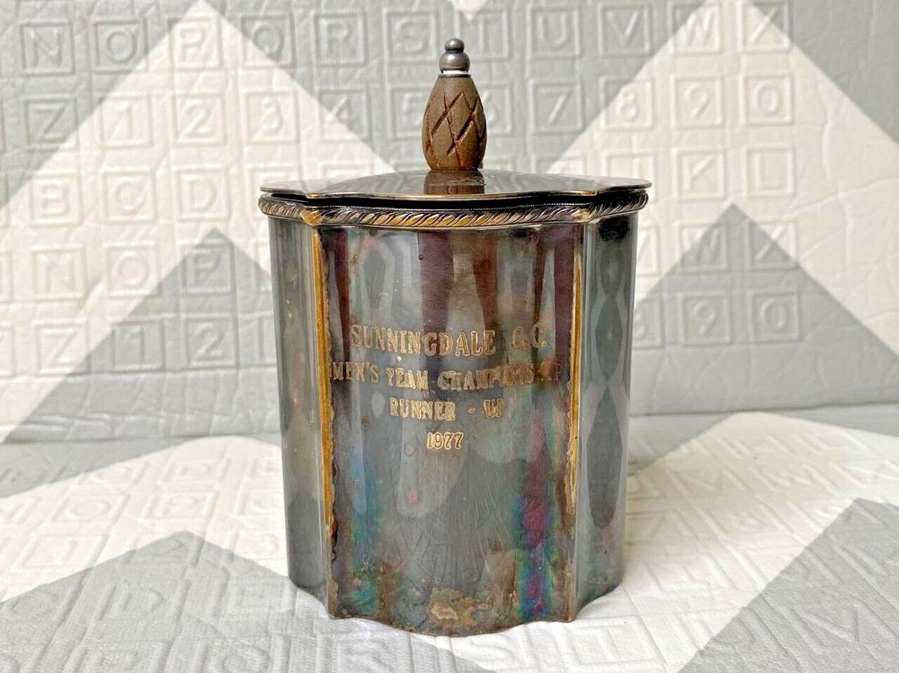 1960's Tea Caddy / Cigarette Box IFS Israel Freeman and Sons Italy Silverplate