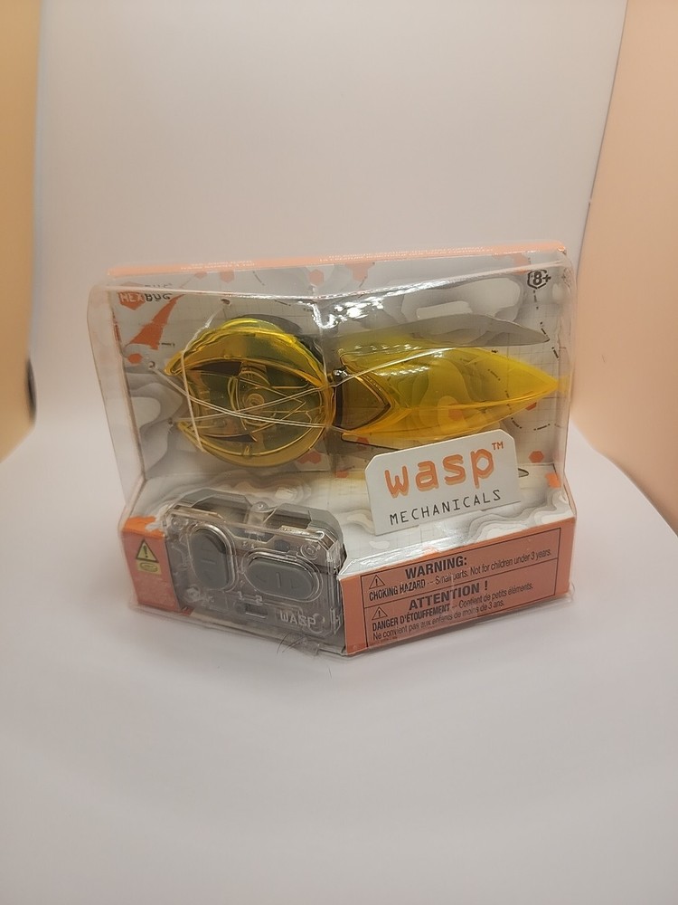 Hexbug Micro Robotic Creatures Mechanicals Wasp Yellow R/C Remote Control New