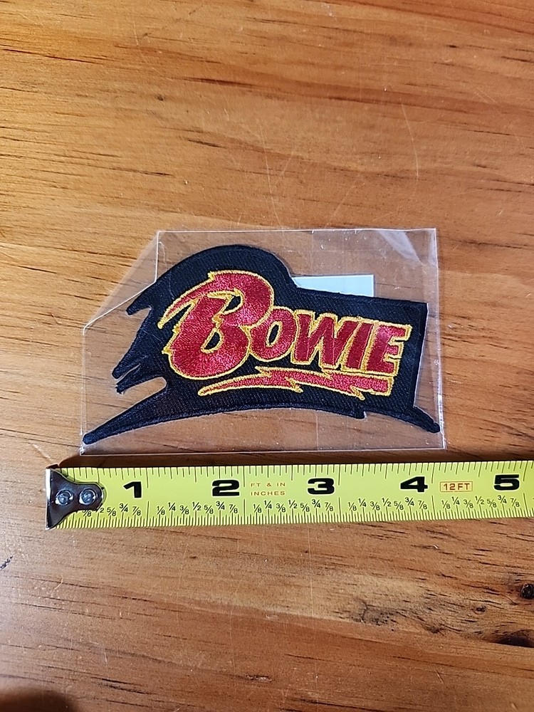 David Bowie Embroidered Patch Iron-On Sew-On P1