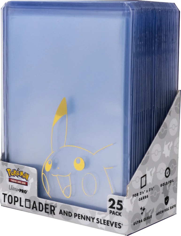 Pikachu Toploader and Penny Sleeves Combo Pack