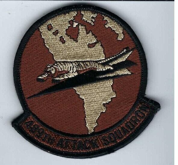 PATCH USAF 489th  ATKS ATTACK SQUADRON  DB-13