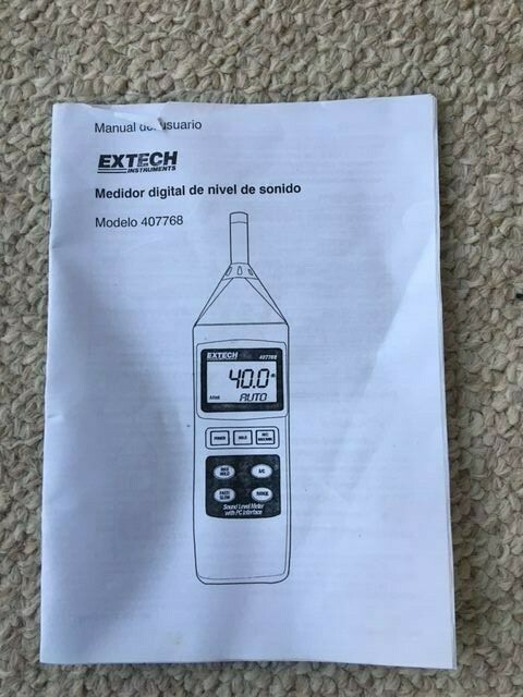Extech 407768 Sound Level Meter