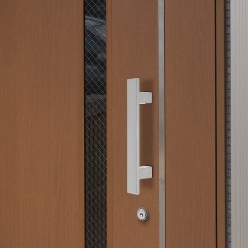 H-shaped Sliding Door Pull Handle, Double Sided Push Pull Door Handle, Silver