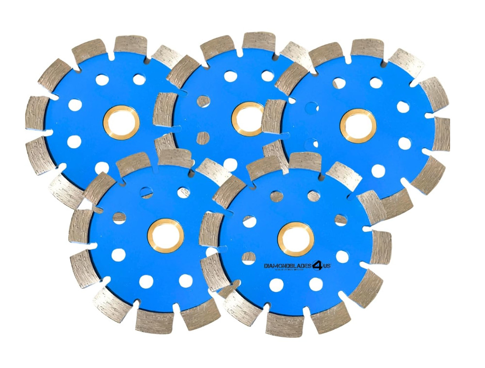 5 Pack - 4.5" Pro Plus split seg tuckpointing diamond blade