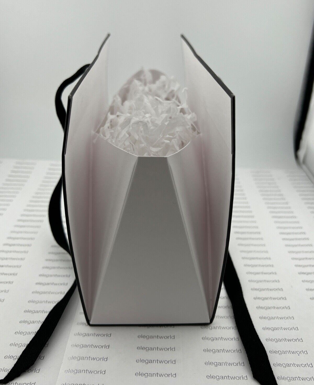 CHANEL Origami Signature GIFT BOX w/ Ribbon & Tissue 8.75" x 5.5" x 3" AUTHENTIC