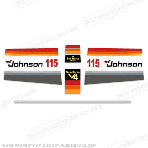 Fits Johnson 1978 115hp V4 Decals