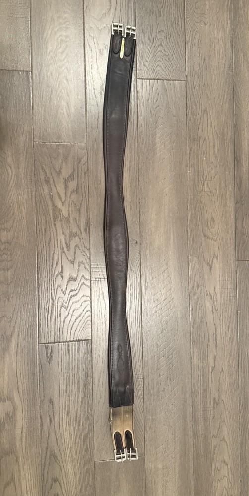 Edgewood Fancy Stitched Leather Girth - 52”