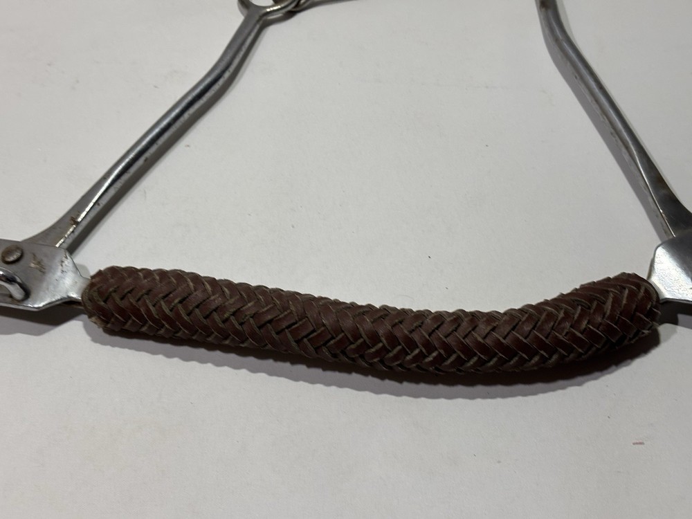 Western Braided Hackamore Bit Horse