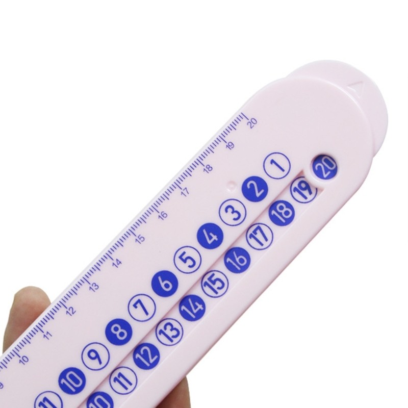 Digital Decomposition Ruler Toy Double-Sided Number Decomposition Ruler Math