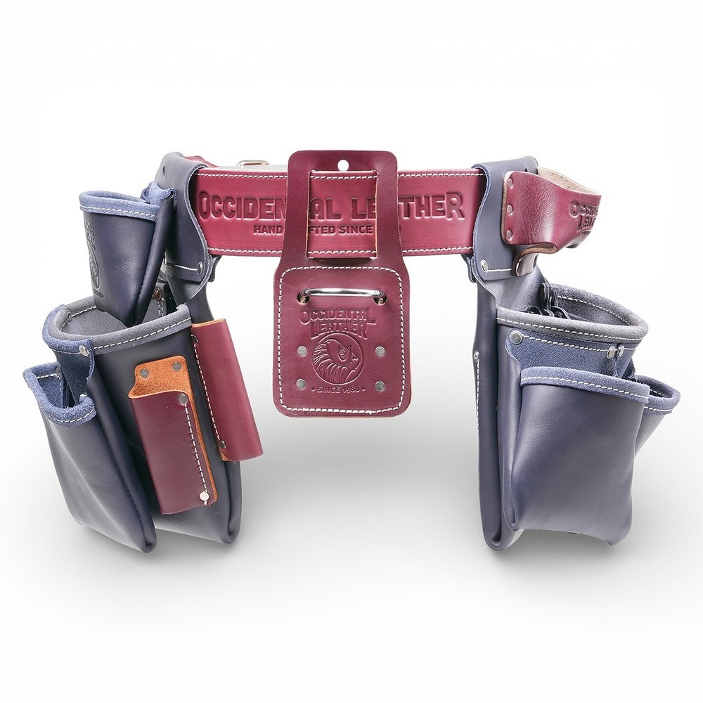Occidental Leather NR5080DB Pro Framer™ Set with Double Outer Bag- Navy Red