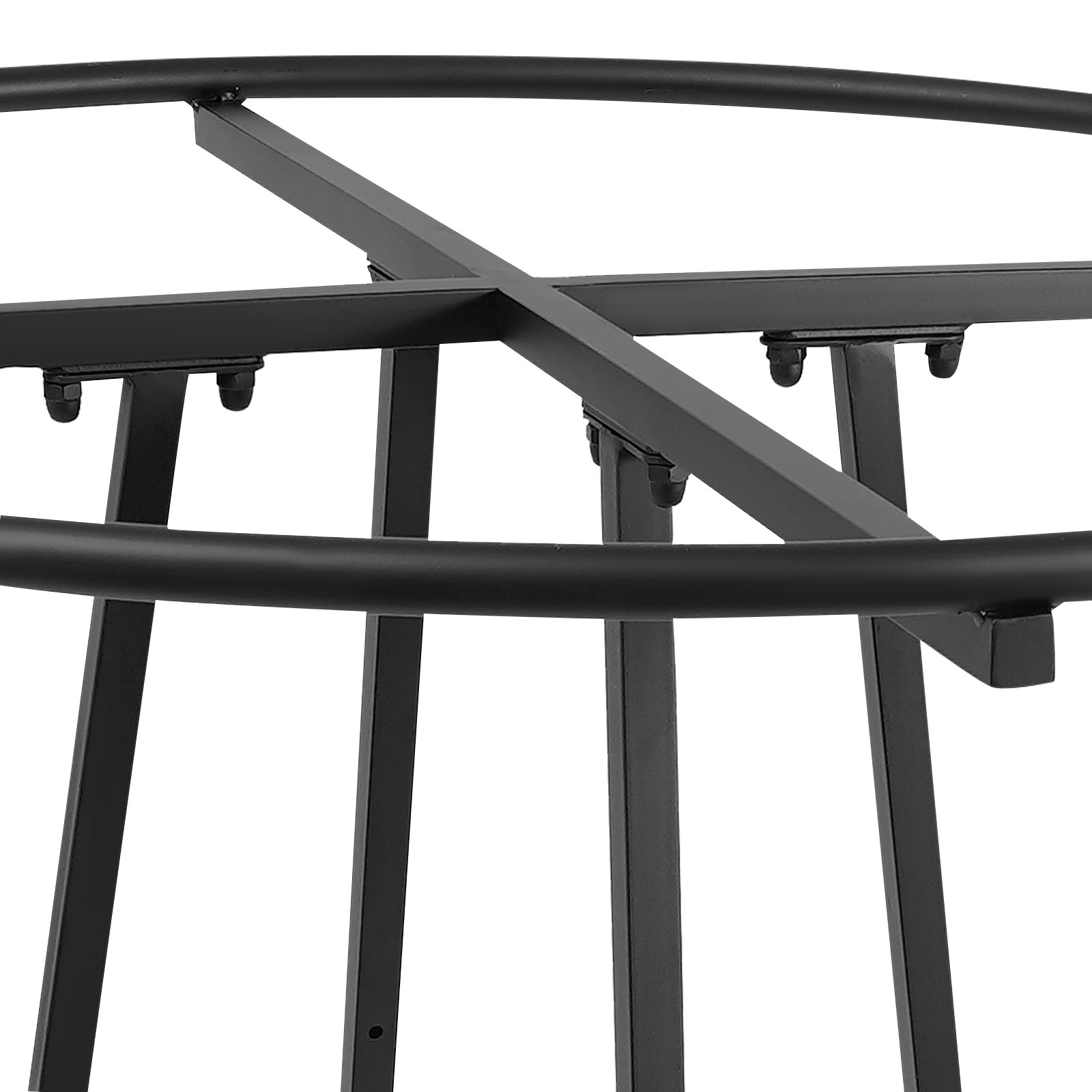 Round Clothing Rack, Clothes Display Rack, Rotatable Garment Rack Black 1.2-1.8M