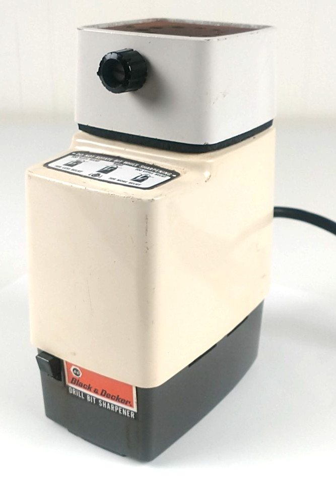 Black & Decker 7980 Drill Bit Sharpener Vintage Table Top FD1223