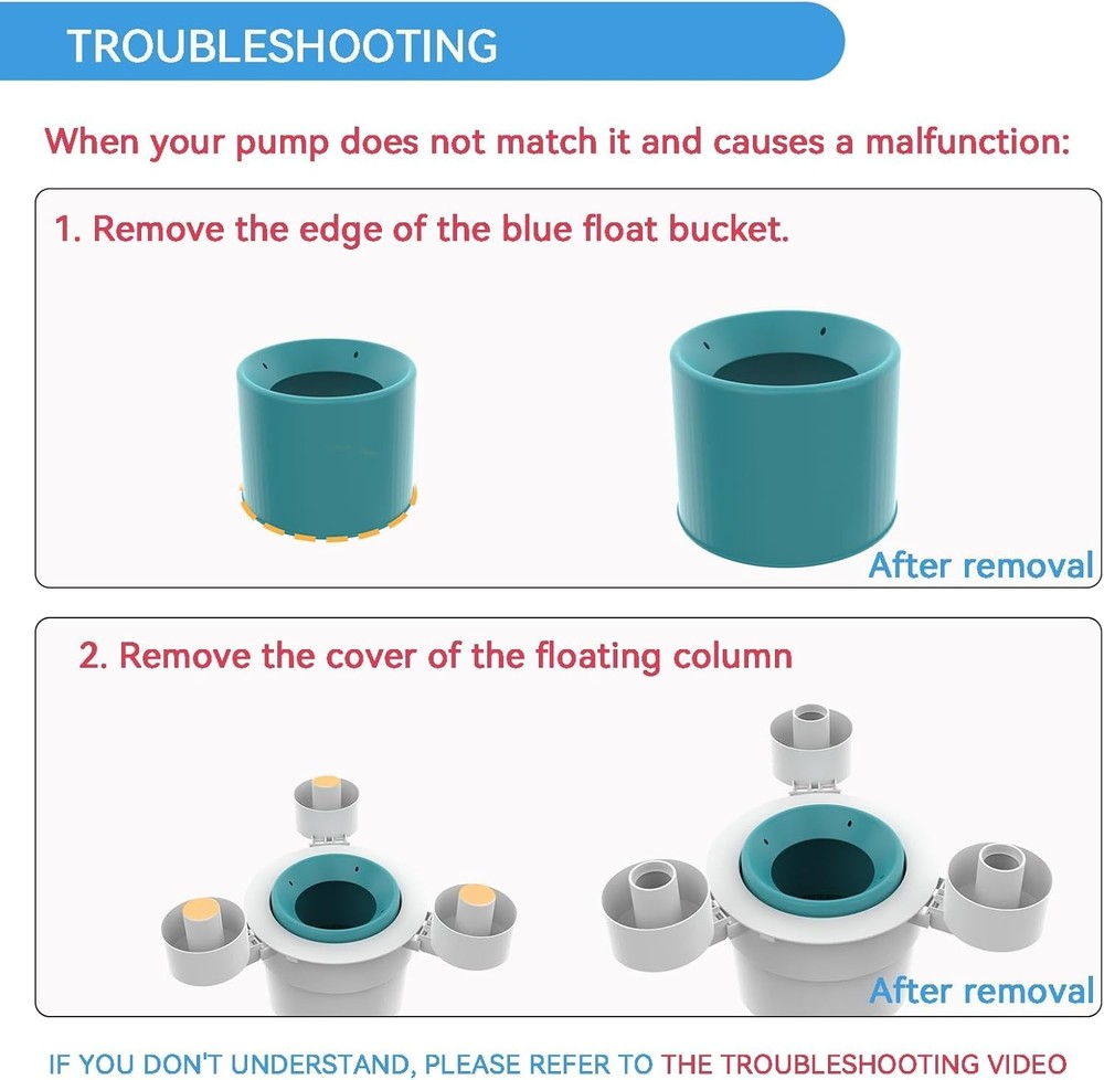 Universal Floating Pool Skimmer - Effortless Above Ground Cleaning Solution