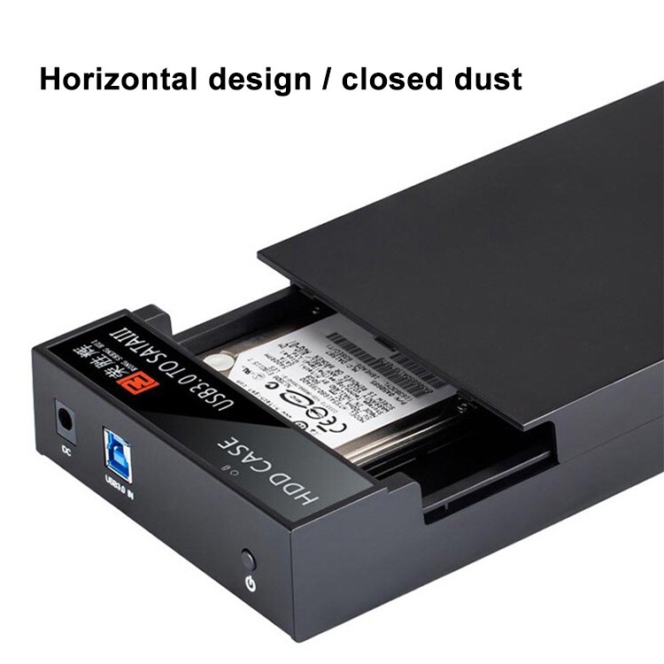 External USB 3.0 8TB SATA Hard Drive Portable Desktop Mobile Hard Disk Case Top
