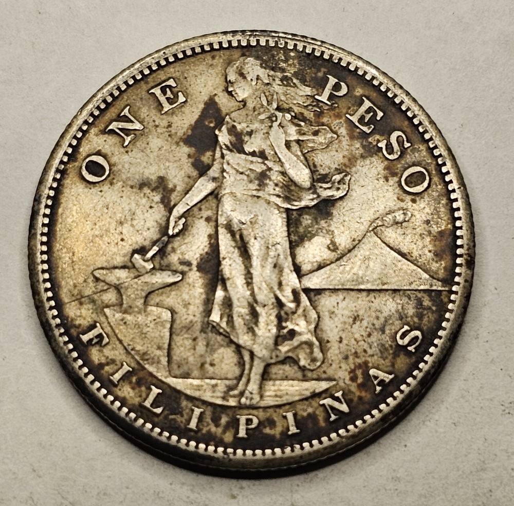 PHILIPINAS 1 PISO 1909 SILVER