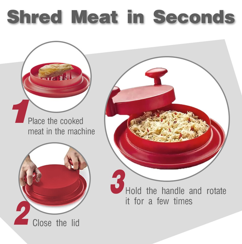 Chicken Shredder Tool Machine for Meat, Pulled Pork, BBQ - Bear Claws chopper