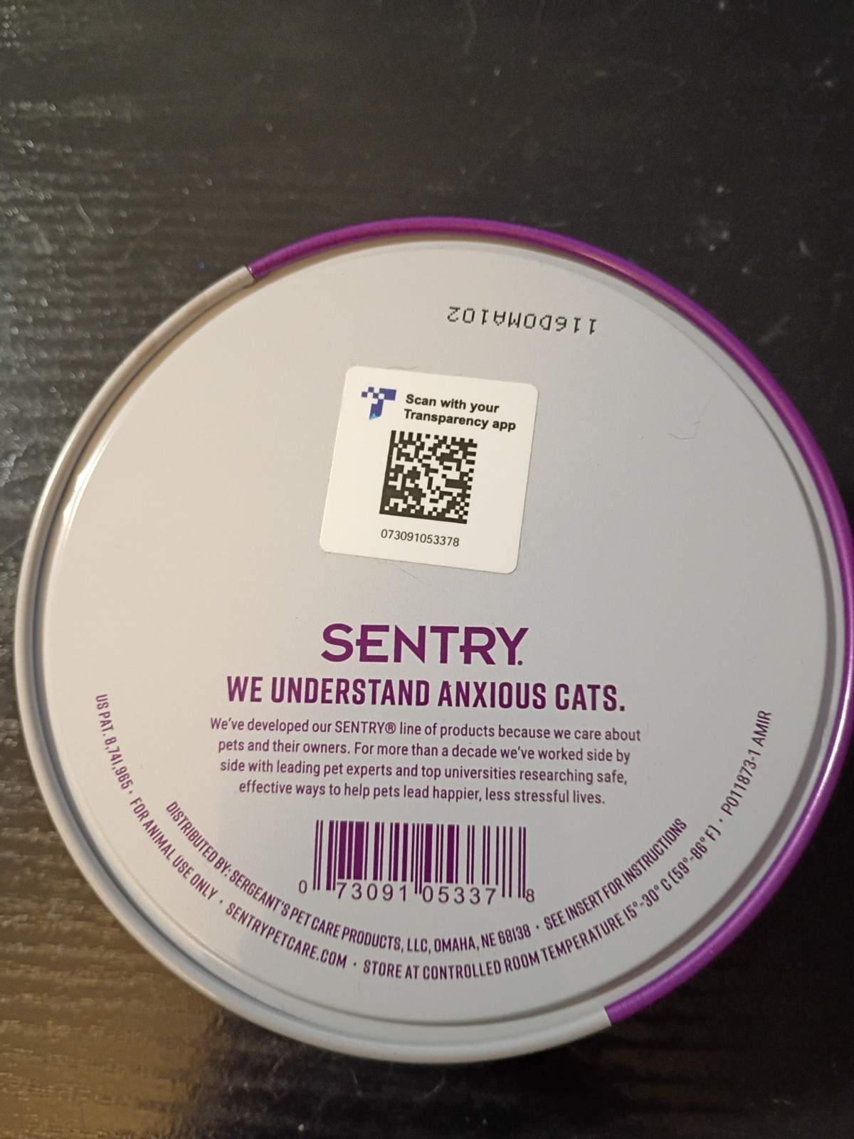 Sentry Cats Calming Collar. Helps Reduce Excessive Meowing, Marking & Scratching