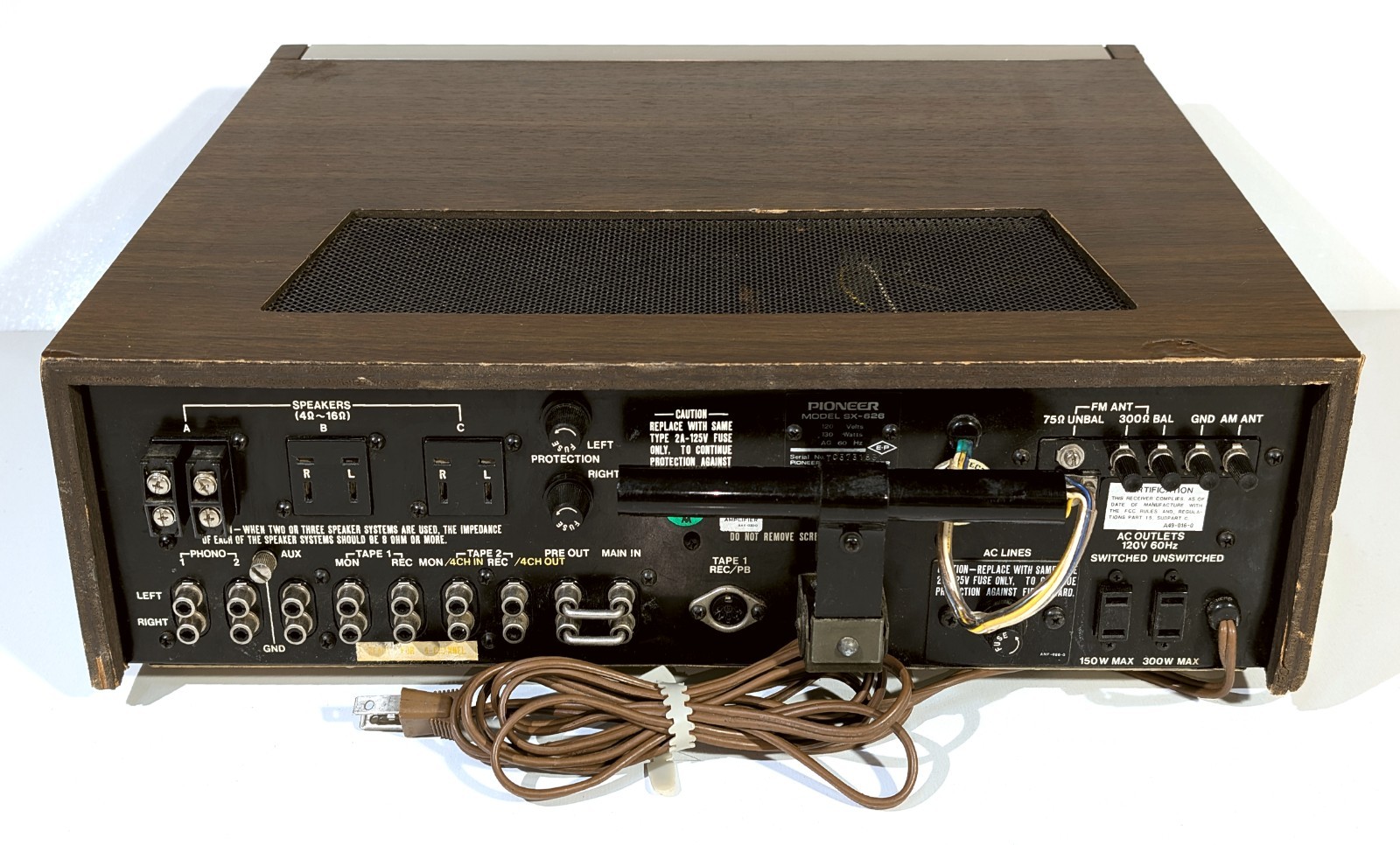 🔥【PRO SERVICED】Pioneer SX-626 Stereo 40W Receiver! ~XSTR/CAP/LED MODS💥GUARANTY