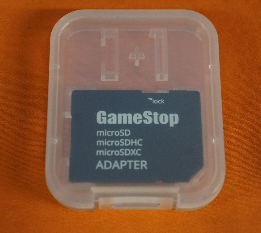 Gamestop MicroSD Micro SDHC MicroSDXC Adapter W/Case